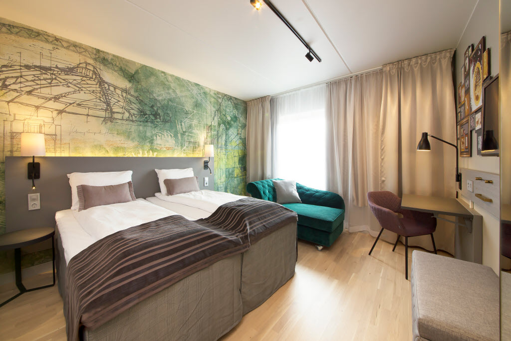 Dobbeltseng i Standardrom, Scandic Hamar